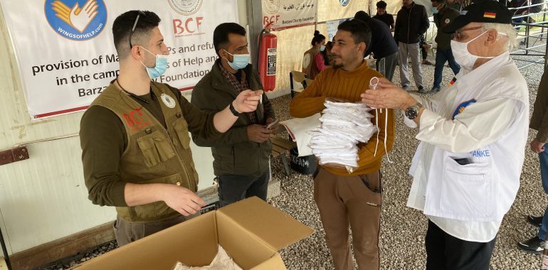 Big relief campaign from Germany  for refugees in Northern Iraq